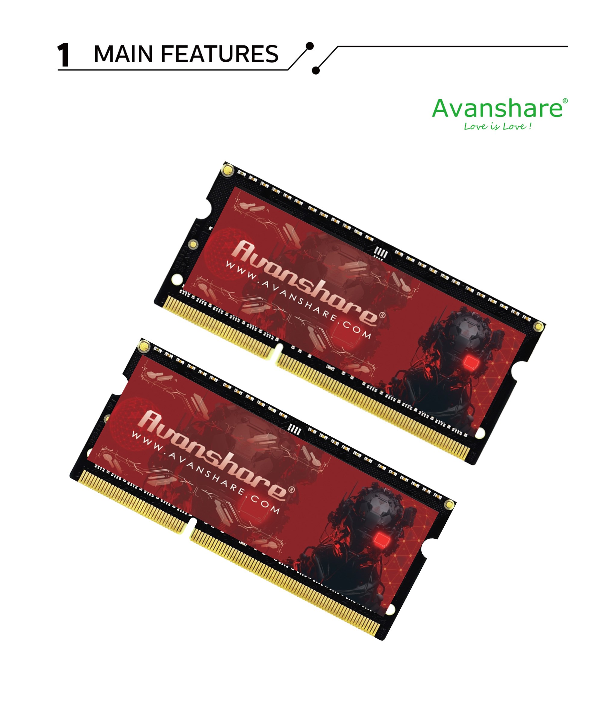 Ddr5 32Gb - Memória RAM Avanshare DDR5 DDR4 DDR3