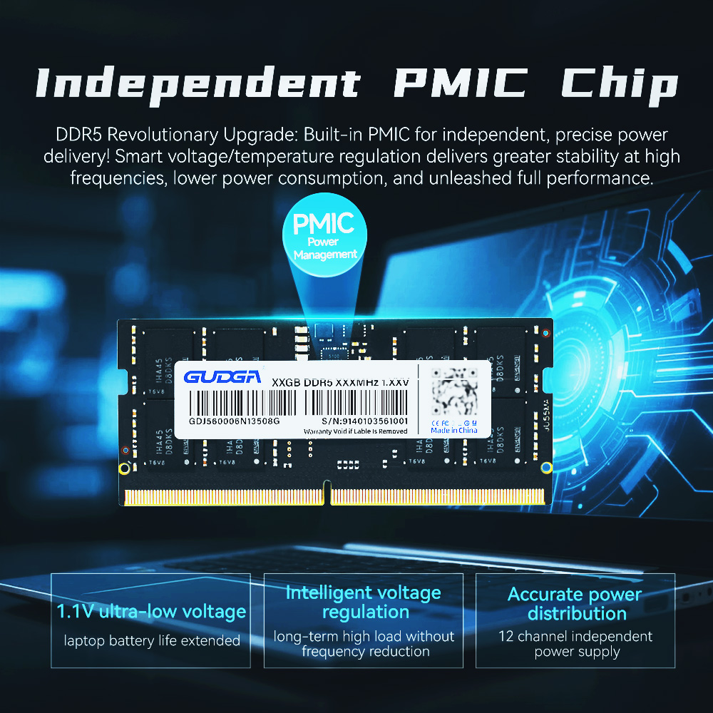 Memória GUDGA DDR5 RAM 8GB 16G - Ddr5 32Gb avaliação e preço