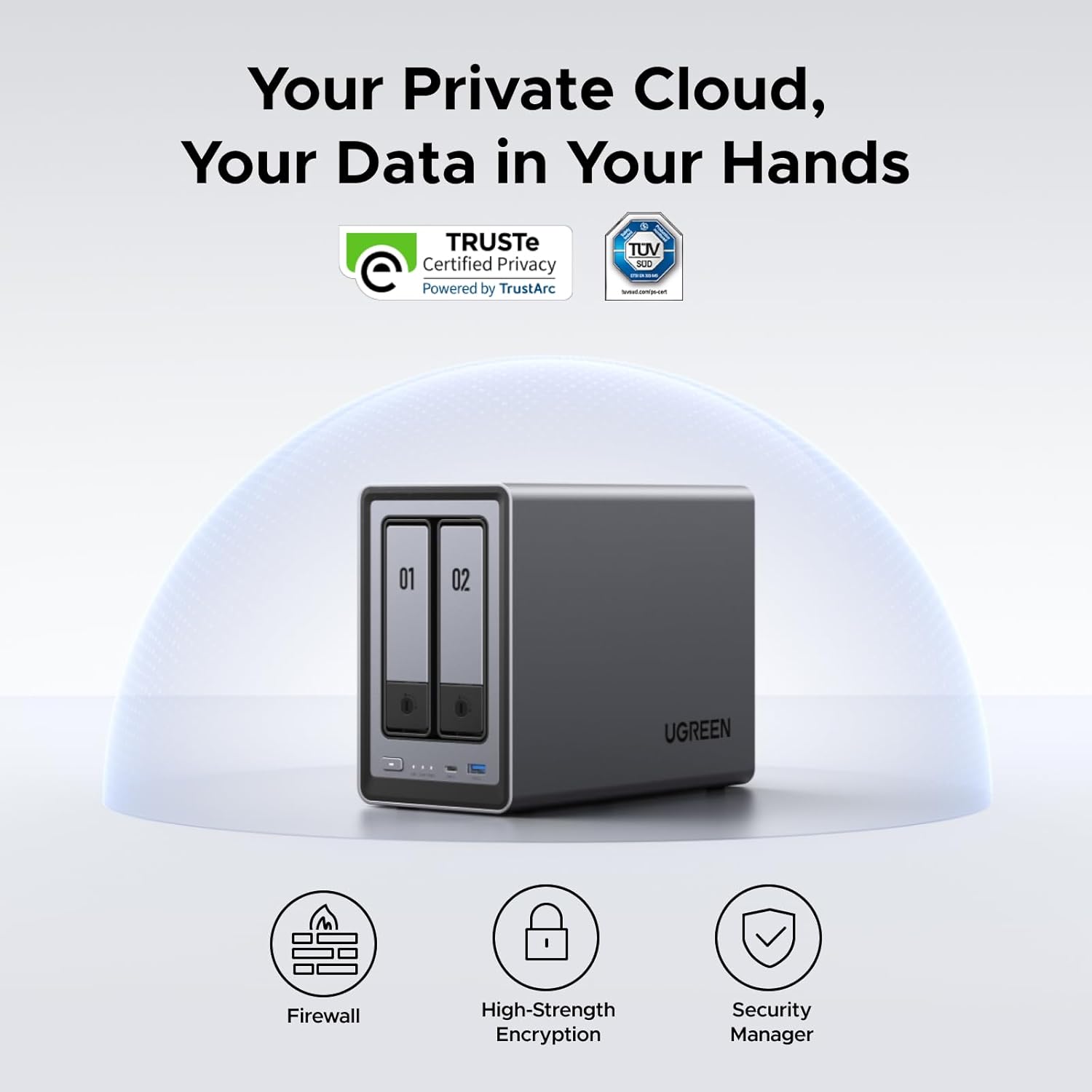 UGREEN NAS DXP2800 NAS de Mesa - Ddr5 8Gb avaliação e preço