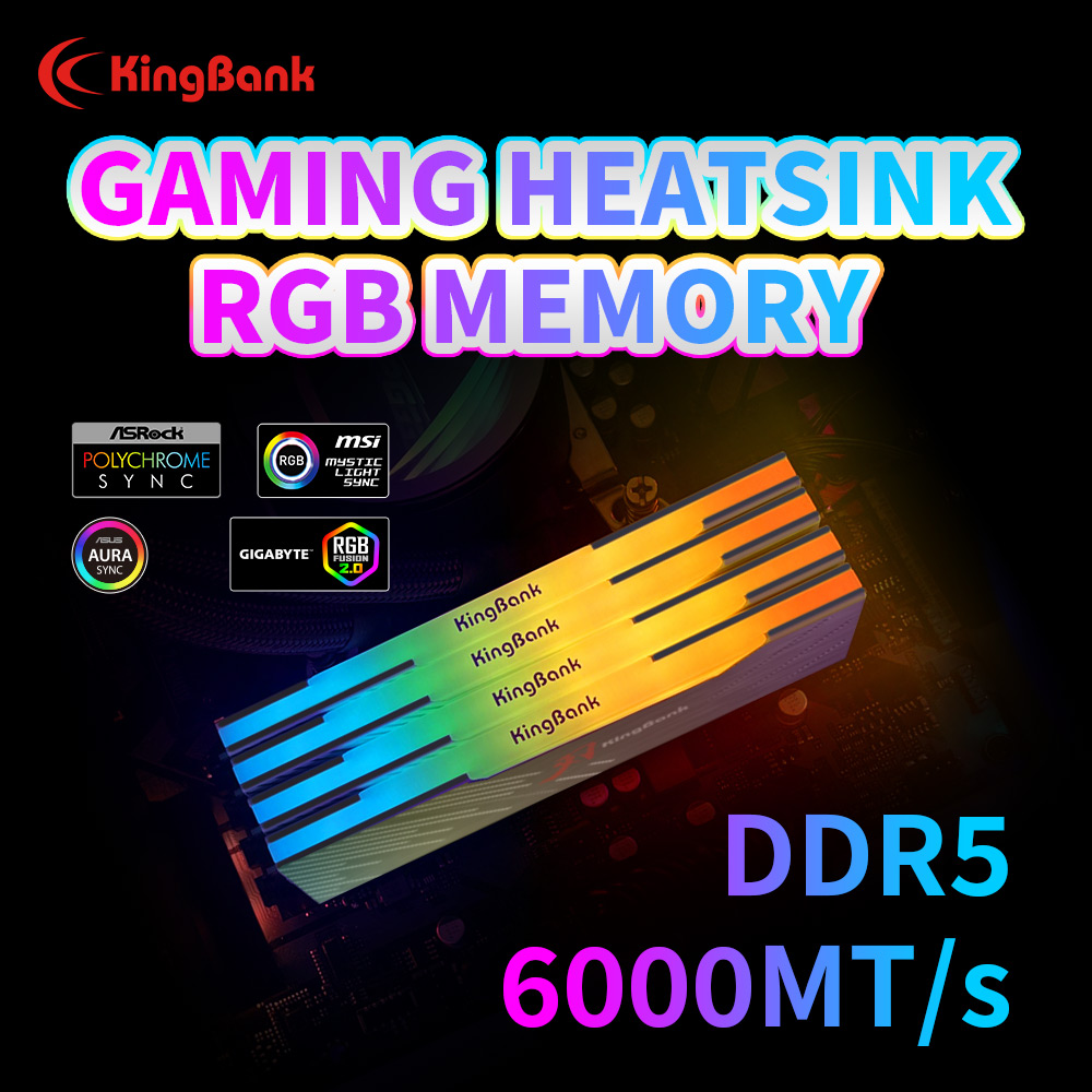 Memória KingBank KRRB DDR5 RGB - Ddr5 32Gb avaliação e preço
