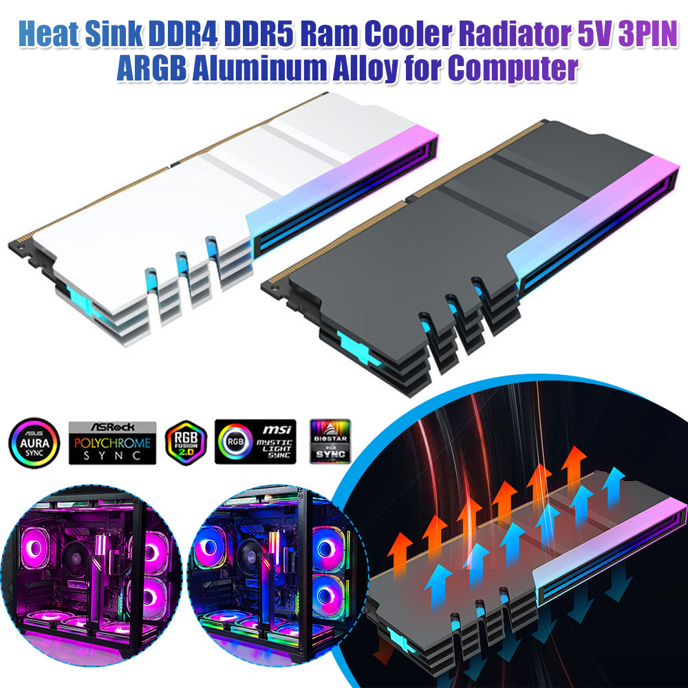 Dissipador de Calor para Módul - Ddr5 Rgb Ram avaliação e preço