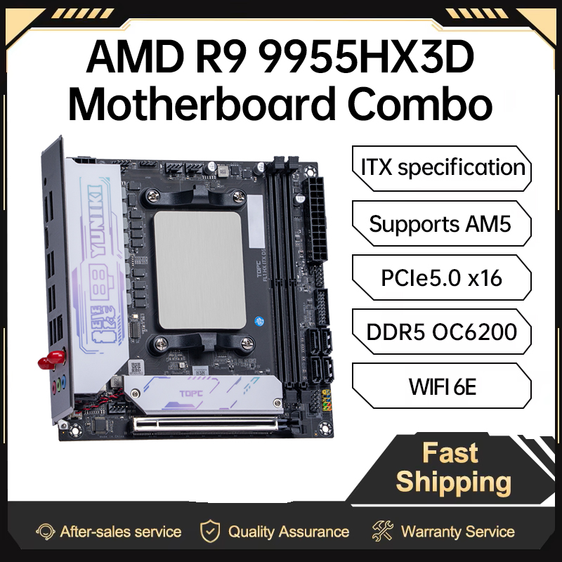 Combo de Placa-Mãe TOPC AMD Ry - Ddr5 64Gb avaliação e preço