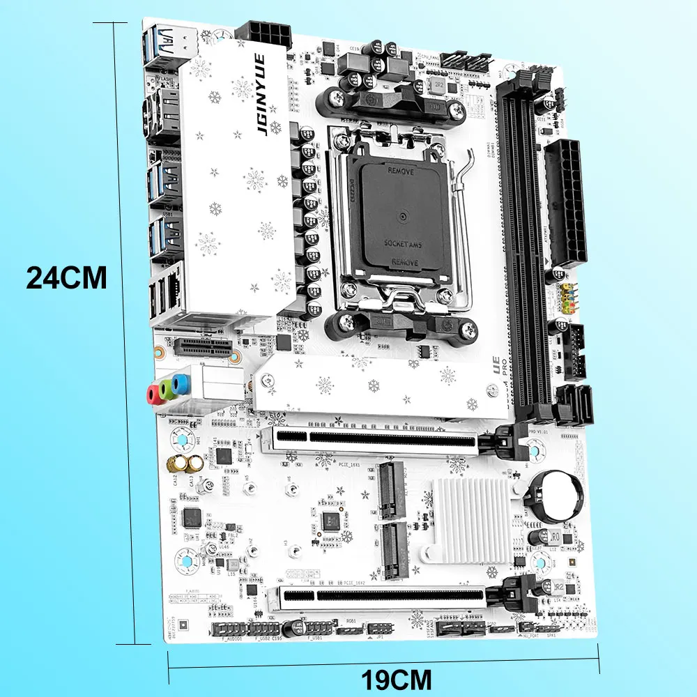 Placa-Mãe JGINYUE B850M Pro co - Ddr5 16Gb 6000Mhz avaliação e preço