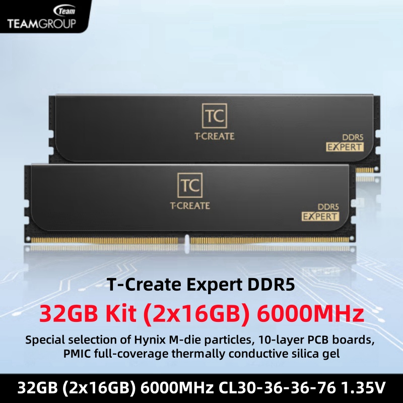 TEAMGROUP T-Create Expert CL30 - Ddr5 Ram avaliação e preço