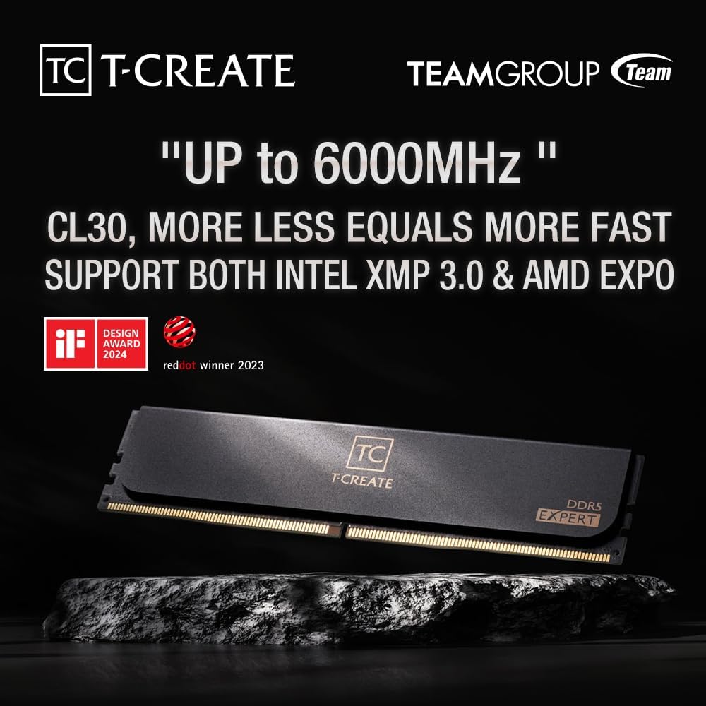 TEAMGROUP T-Create Expert CL30 - Ddr5 Ram avaliação e preço