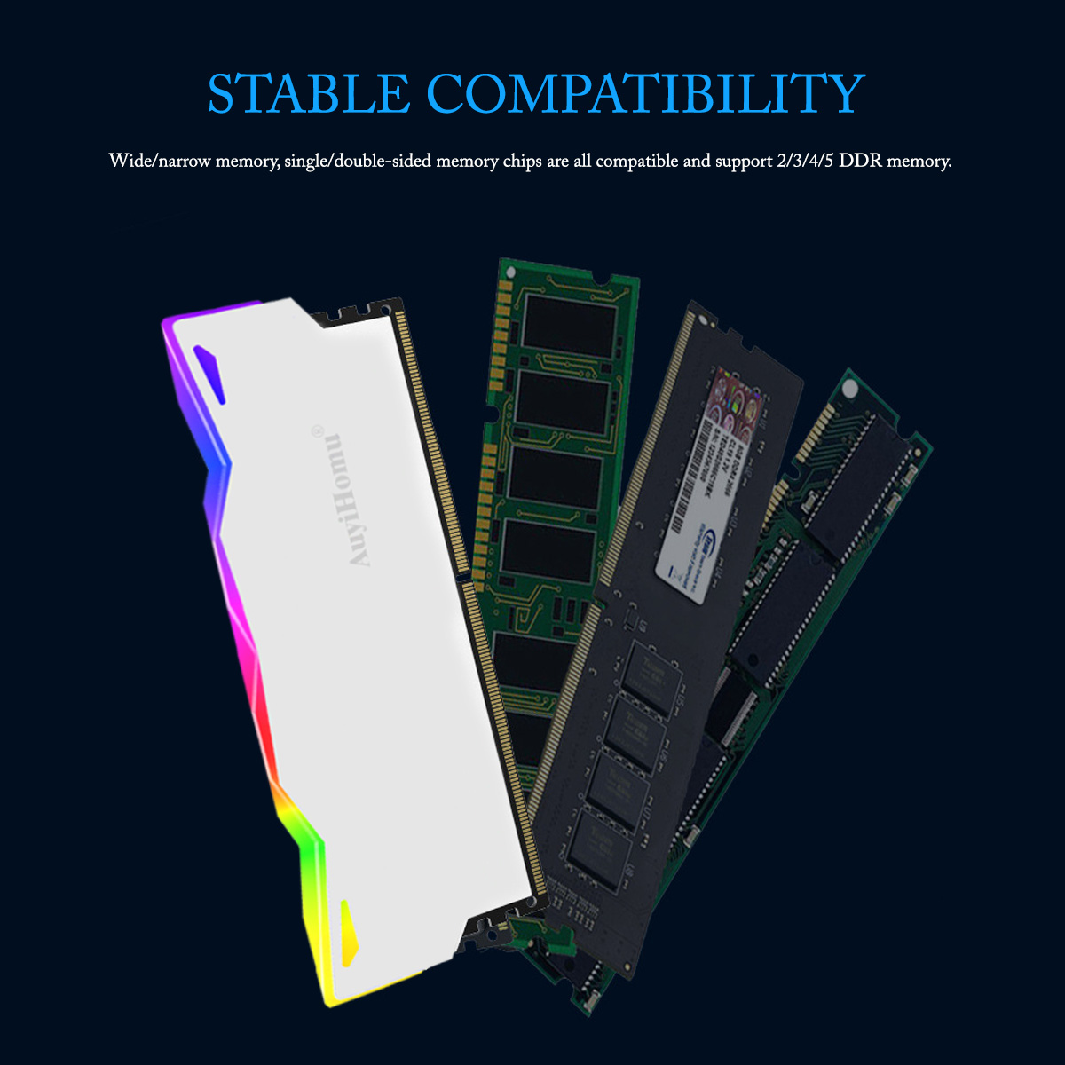 AuyiHomu Dissipador de Calor R - Ddr5 Rgb Ram avaliação e preço